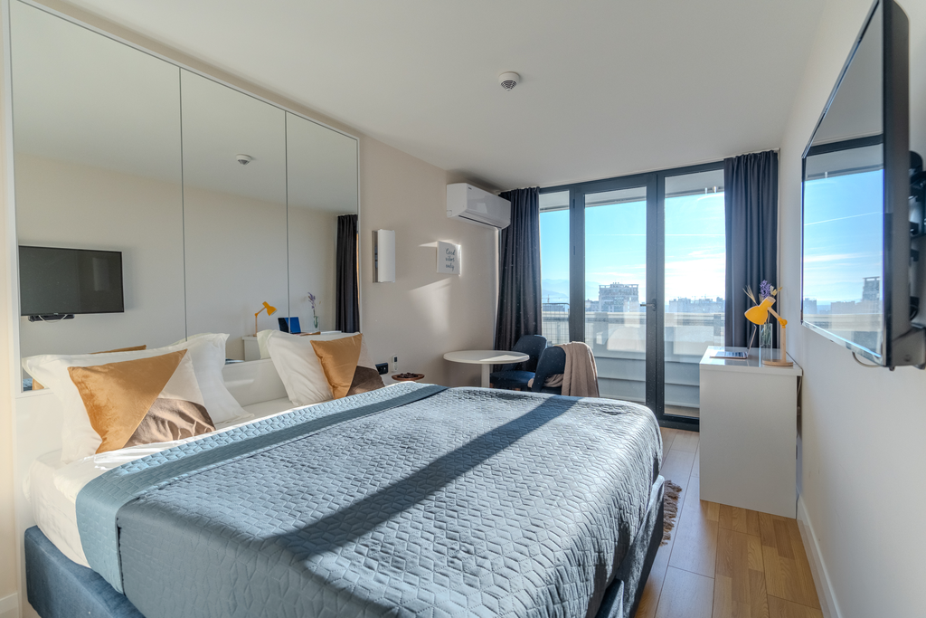 Двухместный номер с 1 кроватью Студия люкс