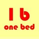 One bed